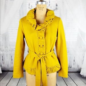 INC International Concepts Ruffle Jacket with Tie